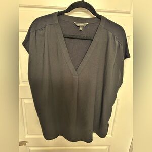 Banana Republic Black V-Neck Blouse